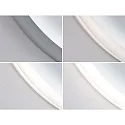 Paulmann LED Leuchtspiegel MIRRA, IP44, rund, Ø 60cm, 45W 3000/4000/6500K (WhiteSwitch), mit Touch-Dimmer + Heizfunktion, weiß