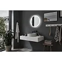 Paulmann LED Leuchtspiegel MIRRA, IP44, rund, Ø 60cm, 45W 3000/4000/6500K (WhiteSwitch), mit Touch-Dimmer + Heizfunktion, weiß
