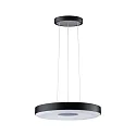 Paulmann LED Pendelleuchte PURIC PANE II 3STEP DIM, Up/Down, Ø 40cm, 44W 2700K 2200lm, dimmbar, schwarz/grau