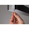 LED Pendelleuchte LENTO, Up/Down, dimmbar, schwarz, 40W 2700K