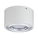 Paulmann LED Deckenleuchte ARGUN, schwenkbar, Weiß matt / Alu gebürstet, 1-flammig, 1x 4.8W 3000K 475lm