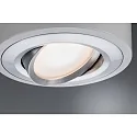 Paulmann LED Deckenleuchte ARGUN, schwenkbar, Weiß matt / Alu gebürstet, 1-flammig, 1x 4.8W 3000K 475lm