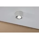 Paulmann LED Deckenleuchte ARGUN, schwenkbar, Weiß matt / Alu gebürstet, 1-flammig, 1x 4.8W 3000K 475lm