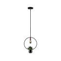 Paulmann Pendelleuchte NEORDIC Urban Jungle TASJA, E27 max. 20W, Metall / Glas, Schwarz / Kupfer