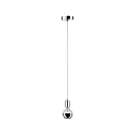 Paulmann Pendelleuchte LARUS, IP44, 230V E27 max. 20W, Metall, Chrom