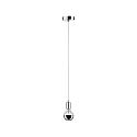 Paulmann Pendelleuchte LARUS, IP44, 230V E27 max. 20W, Metall, Chrom