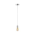 Paulmann Pendelleuchte LARUS, IP44, 230V E27 max. 20W, Metall, Chrom