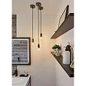 Paulmann Pendant luminaire LARUS, IP44, 230V E27 max. 20W, metal, black chrome