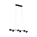 Paulmann LED Pendelleuchte PURIC PANE I 3STEP DIM, 6-flammig, 6x 4.5W 2700K 350lm 55°, dreh- und neigbar, schwarz
