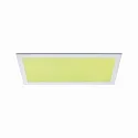 Paulmann LED Panel AMARIS ZigBee RGBW, 59.5 x 29.5mm, Aufbau, Metall, Weiß matt, 22W RGB + 2700K 2300lm
