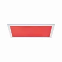 Paulmann LED Panel AMARIS ZigBee RGBW, 59.5 x 29.5mm, Aufbau, Metall, Weiß matt, 22W RGB + 2700K 2300lm