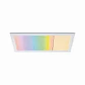 Paulmann LED Panel AMARIS ZigBee RGBW, 59.5 x 29.5mm, Aufbau, Metall, Weiß matt, 22W RGB + 2700K 2300lm