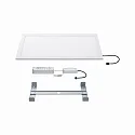 Paulmann LED Panel AMARIS ZigBee RGBW, 59.5 x 29.5mm, Aufbau, Metall, Weiß matt, 22W RGB + 2700K 2300lm
