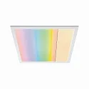 Paulmann LED Panel AMARIS ZigBee RGBW, 59.5 x 29.5mm, Aufbau, Metall, Weiß matt, 35W RGB + 2700K 4000lm