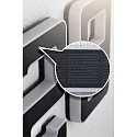 Paulmann LED Solar-Hausnummer, IP44, indirekt, 3000K, 20lm, Akku wechselbar, schwarz, Ziffer 1