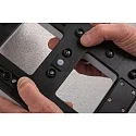Paulmann LED Solar-Hausnummer, IP44, indirekt, 3000K, 20lm, Akku wechselbar, schwarz, Ziffer 1