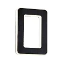 LED Solar-Hausnummer, IP44, indirekt, 3000K, 20lm, Akku wechselbar, schwarz, Ziffer 0