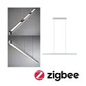 Paulmann SmartHome LED Pendelleuchte LENTO ZigBee, 230V, 43W 2700-6500K (Tunable White) 3x2100lm, chrom matt