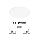 Paulmann LED Panel VARIFIT VENULA EDGE, 12W, 16cm, weiß, 4000 K