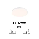 Paulmann LED Panel VARIFIT VENULA EDGE, 8,5W, 12cm, weiß, 3000 K