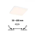 Paulmann LED Panel VARIFIT VENULA EDGE, 8,5W, 12x12cm, weiß, 3000 K