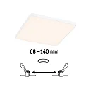 Paulmann LED Panel VARIFIT VENULA EDGE, 12W, 16x16cm, weiß, 3000 K