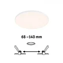 Paulmann LED Panel VARIFIT VENULA EDGE, 12W, dimmbar, 16cm, weiß, 3000 K