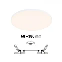 Paulmann LED Panel VARIFIT VENULA EDGE, 17W, dimmbar, 20cm, weiß, 3000 K