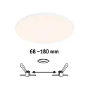Paulmann LED Panel VARIFIT VENULA EDGE, 17W, dimmbar, 20cm, weiß, 3000 K