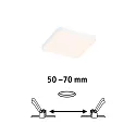 Paulmann LED Panel VARIFIT VENULA EDGE, 6W, dimmbar, 9x9cm, weiß, 3000 K