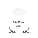 Paulmann LED Panel VARIFIT VENULA EDGE, 6W, dimmbar, 9cm, weiß, 4000 K
