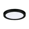LED Einbau-Panel AREO VariFit ON-OFF, IP44/20, rund, Ø 11.8cm, schaltbar, 8W 4000K 550lm, schwarz matt