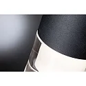 Paulmann LED Bad-Pendelleuchte KAME, IP44, 11W 3000K 700lm, 3-step dimmbar, verstellbar 75-168.5cm, klar / satiniert, signalschwarz