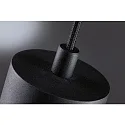 Paulmann LED Bad-Pendelleuchte KAME, IP44, 11W 3000K 700lm, 3-step dimmbar, verstellbar 75-168.5cm, klar / satiniert, signalschwarz