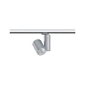 Paulmann ProRail3 LED Schienenstrahler ZEUZ, 230V, warmweiß, CRi >90, TRIAC dimmbar, 33W 3000K 15°, Silber