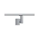 Paulmann ProRail3 LED Schienenstrahler ZEUZ, 230V, warmweiß, CRi >90, TRIAC dimmbar, 33W 3000K 39°, Silber