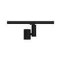 Paulmann track spot PRORAIL3 ZEUZ LED adjustable IP20, black dimmable