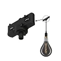 Paulmann Zubehör für ProRail3 3-Phasen-Stromschiene - Universal-Pendeladapter, 230V, max. 1150W, Metall / Kunststoff, Schwarz