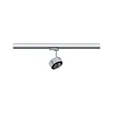 Paulmann ProRail3 LED 3-Phasen-Schienenspot ALDAN, 230V, Halbkugel-Linse, dimmbar, 9W 3000K 400lm, Silber / Schwarz