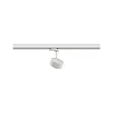 Paulmann ProRail3 LED 3-Phasen-Schienenspot ALDAN, 230V, Halbkugel-Linse, dimmbar, 9W 3000K 400lm, Weiß / Schwarz