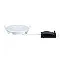 LED Recessed luminaire QUALITY PREMIUM PANEL LED, round, IP44, 1x6W, 4000K, 230V, 115mm, white