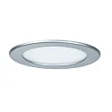 Paulmann LED Einbauleuchte QUALITY PREMIUM PANEL LED, rund, IP44, 1x12W, 2700K, 230V, 170mm, Chrom matt
