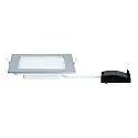 Paulmann LED Recessed luminaire QUALITY PREMIUM PANEL LED, square, IP44, 1x12W, 4000K, 230V, 165x165mm, chrome matt
