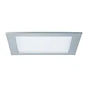 Paulmann LED Einbauleuchte QUALITY PREMIUM PANEL LED, eckig, IP44, 1x18W, 4000K, 230V, 220x220mm, Chrom matt