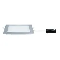 Paulmann LED Einbauleuchte QUALITY PREMIUM PANEL LED, eckig, IP44, 1x18W, 4000K, 230V, 220x220mm, Chrom matt