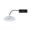 Paulmann LED Einbauleuchte SORMUS, 100°, Einzelspot, rund, 6,5W, 3000K, 560lm, IP65, weiß matt