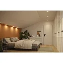 Paulmann LED Einbauleuchte SORMUS, 100°, Einzelspot, rund, 6,5W, 3000K, 560lm, IP65, weiß matt