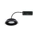 Paulmann LED Einbauleuchte SORMUS, 100°, Einzelspot, rund, 6,5W, 3000K, 560lm, IP65, schwarz matt