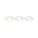 Paulmann LED Einbaustrahler AUMUS, 36°, Einzelspot, rund, schwenkbar, 5W, 2700-6500K, 750lm, IP20, dimmbar, weiß matt