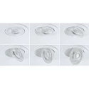 Paulmann LED Einbaustrahler AUMUS, 36°, Einzelspot, rund, schwenkbar, 5W, 2700-6500K, 750lm, IP20, dimmbar, weiß matt